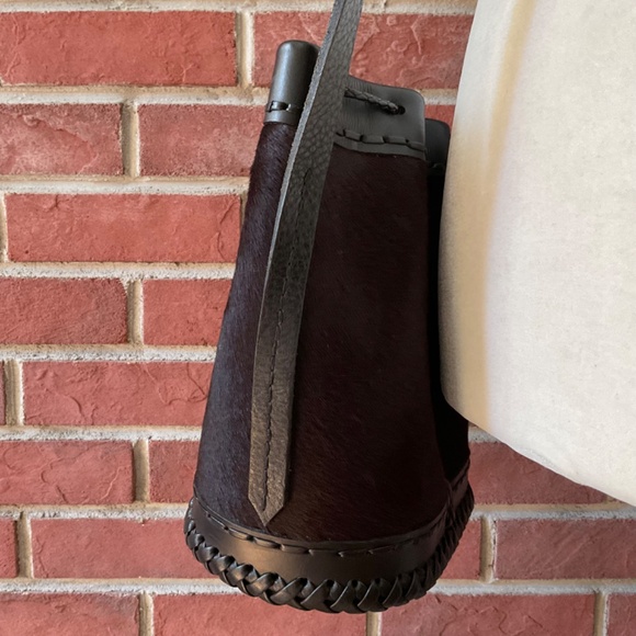 Wendy Nichol New York Small Ox Bloody Pony Carriage Bag Crossbody Shoul… - Picture 15 of 16